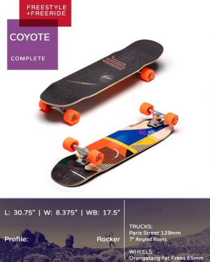 Loaded Coyote Hola Lou Complete with Paris Trucks